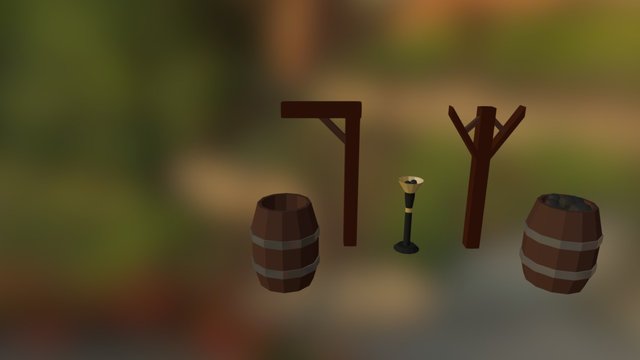 1st Set - Assets 3D Model