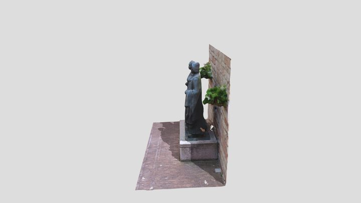 Statua in bronzo 3D Model