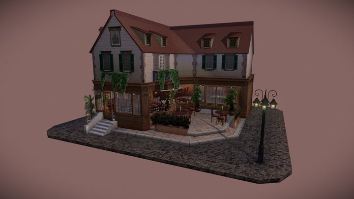 The Cafe 3D Model