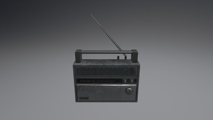 Old Radio 3D Model