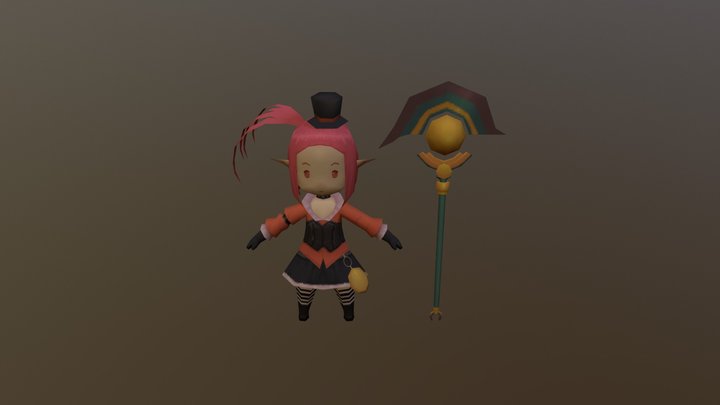 Magician 3D Model