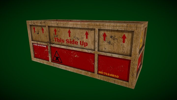 Shipping Crate – Free 3D Model STL