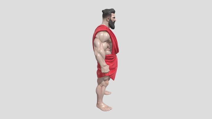 Indian cultural man 3D Model