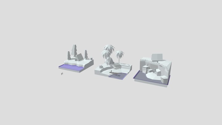 1IGP32n_Roelandt_Mats_DioramaHouseBlockouts 3D Model