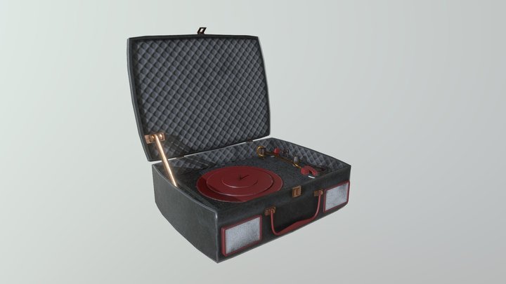 Record Player 3D Model