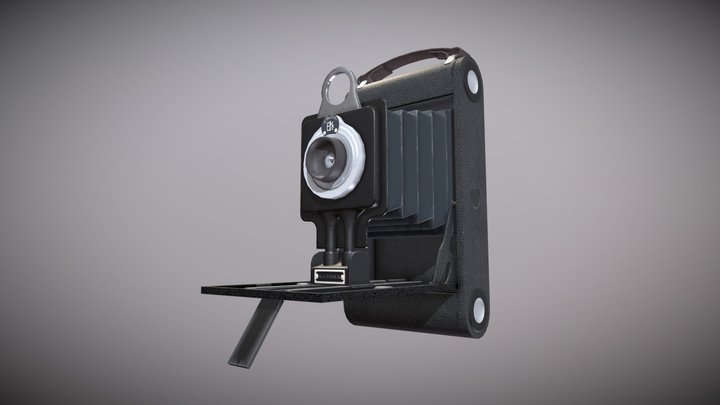 Vintage Camera Prop 3D Model