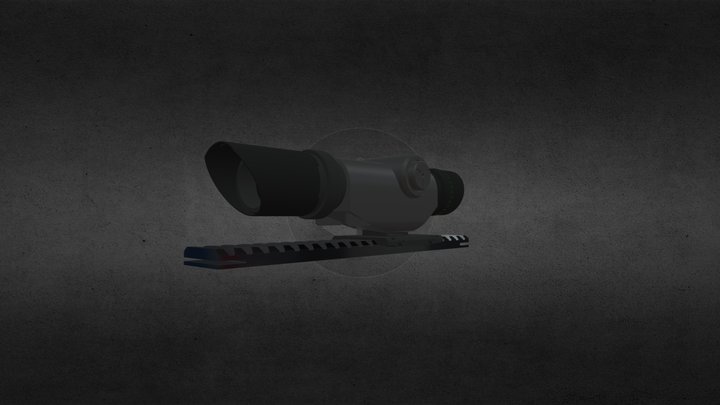 Sniper Scope 3D Model