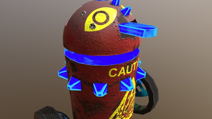 SM Robo Spike Bomb 3D Model