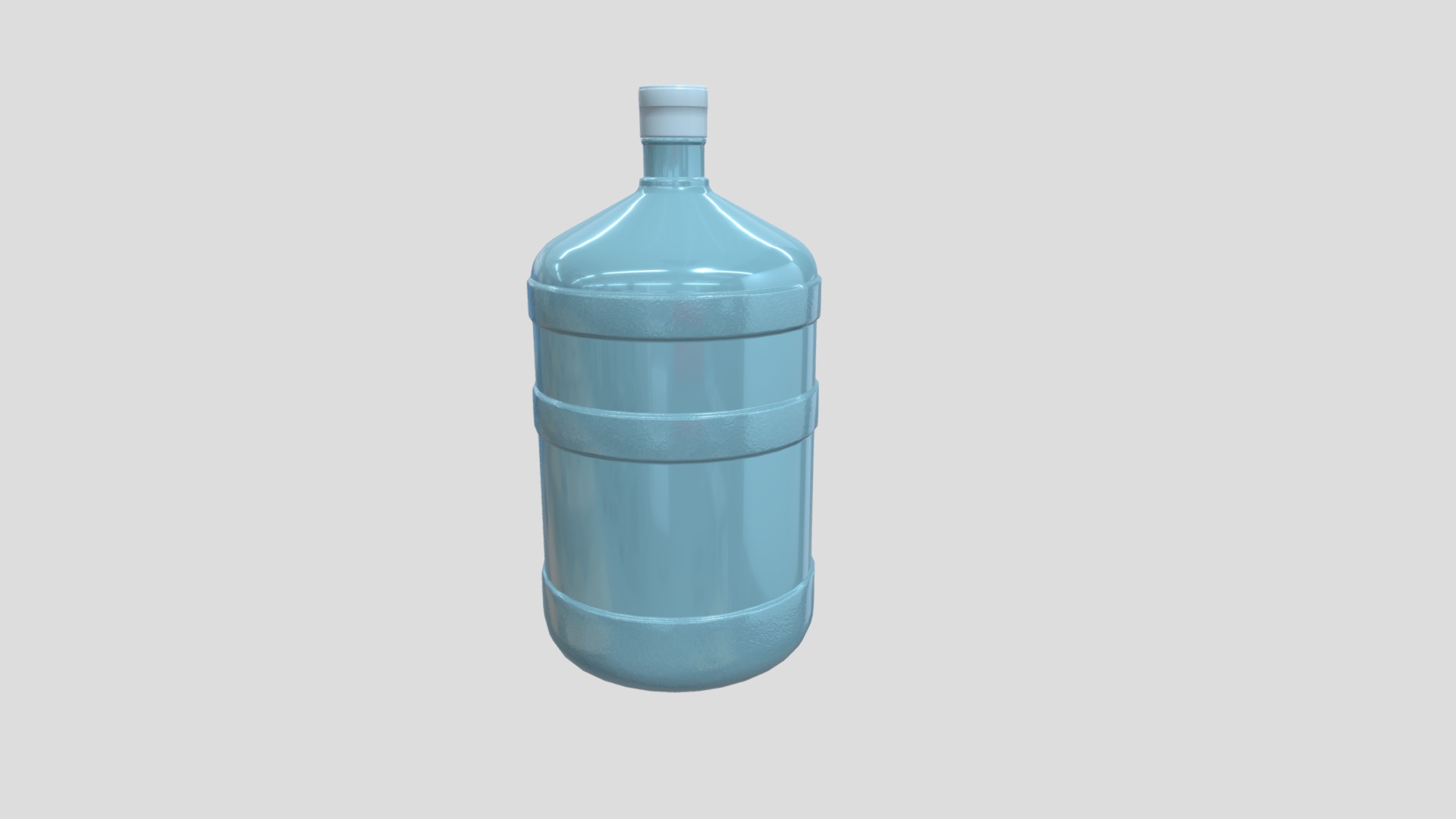 3D model Water Bottle - This is a 3D model of the Water Bottle. The 3D model is about a bottle of water.