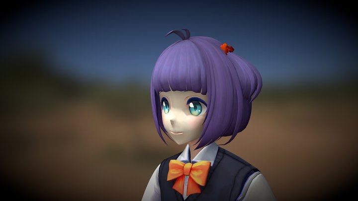 Vivi- Anime girl model 3D Model