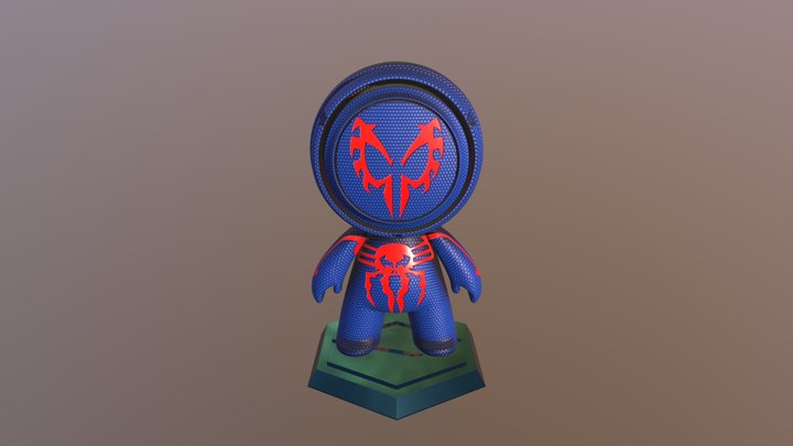 MeetMAT Spiderman 2099 3D Model