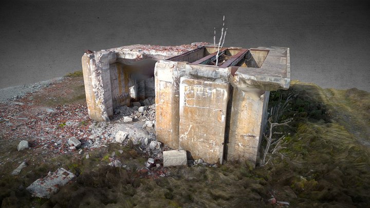 Abandoned Work Building at Papermill – Modello 3D gratuito STL