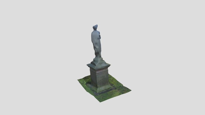 Park_Statue 3D Model