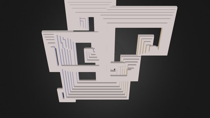 Bismut hanger (Created by Sebastiaan  Fiolet) 3D Model