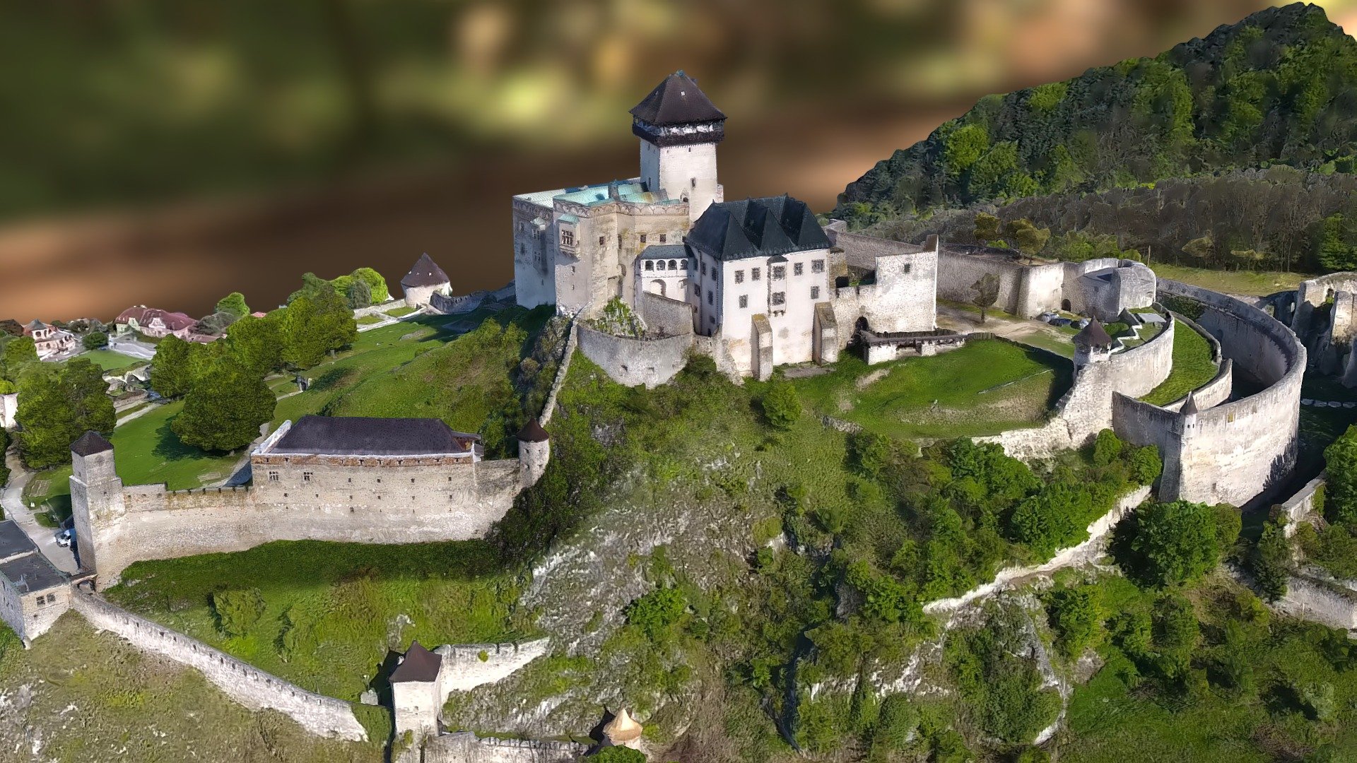 Trenčín Castle  -RAWscan