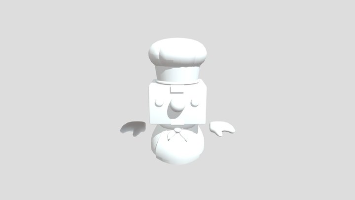 Box Overcooked 3D Model