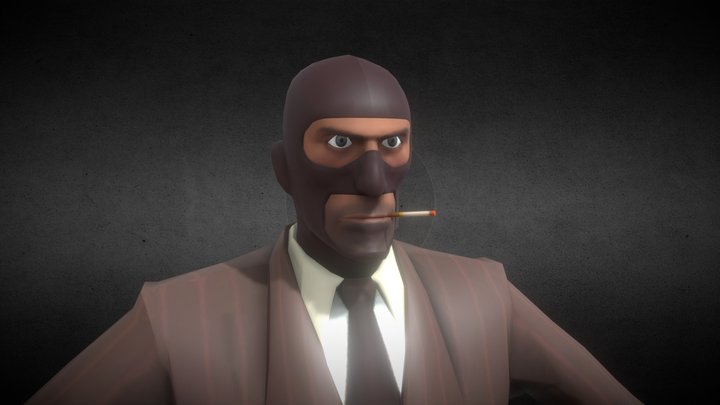 Red Spy (TF2) 3D Model