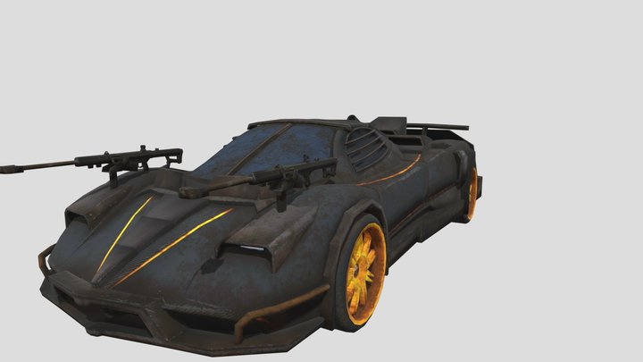 Pagani Zonda 3D 3D Model
