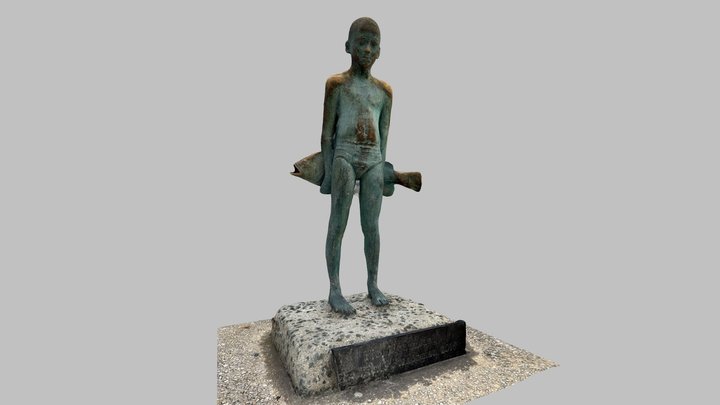 The Little Fisherman 3D Model