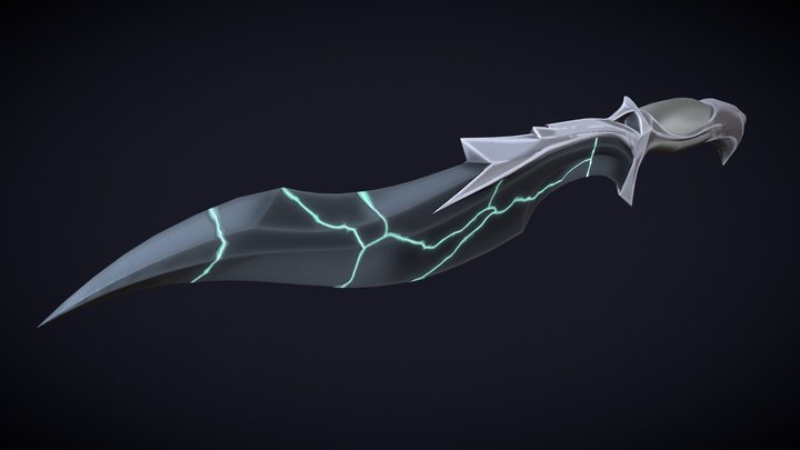 Forsaken Knife - Valorant Fan Art 3D Model