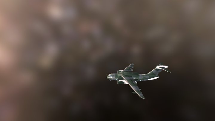 KC-390_3ds 3D Model
