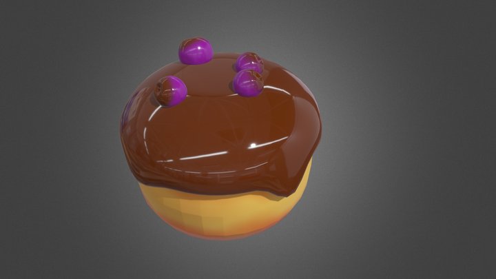 Choco Pudding - 3D Model