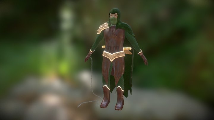 Elvish Hunter 3D Model