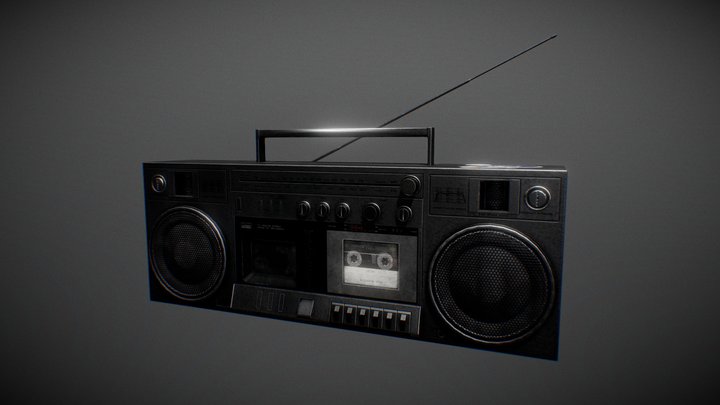 Boombox – Modelo 3D gratuito STL