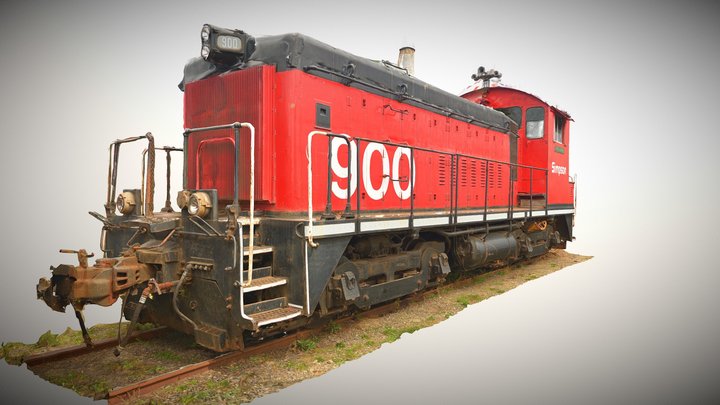 Locomotive #900 3D Model