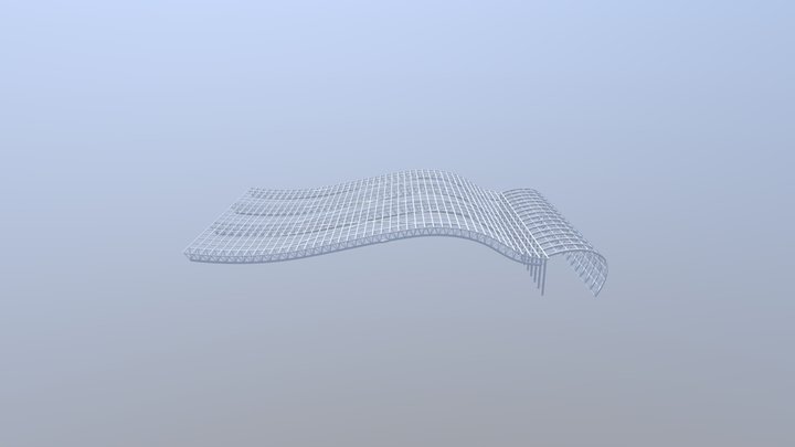 Kansai International Airport Structure 3D Model