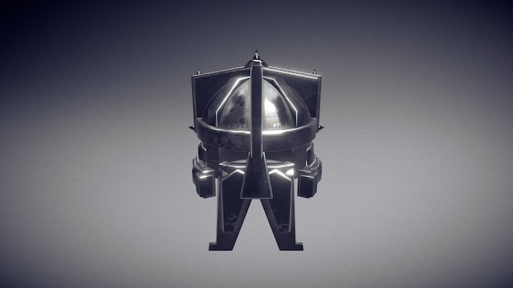 Dwarf helmet 3D Model