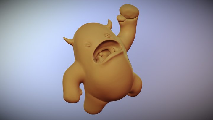CG-Cookie Exercise - Sculpting Melvin 3D Model