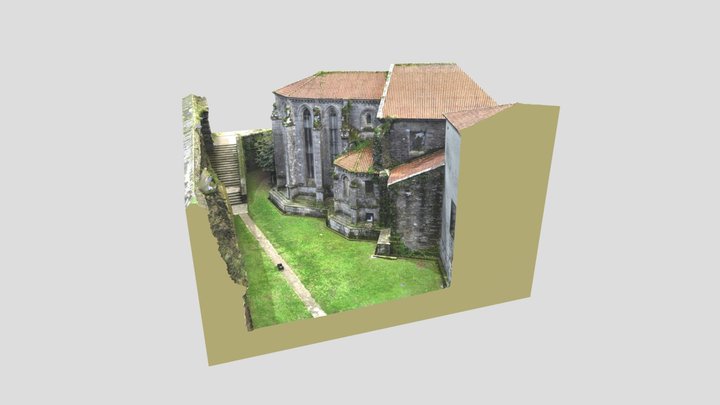 Ábside iglesia de Santo Domingo de Bonaval 3D Model