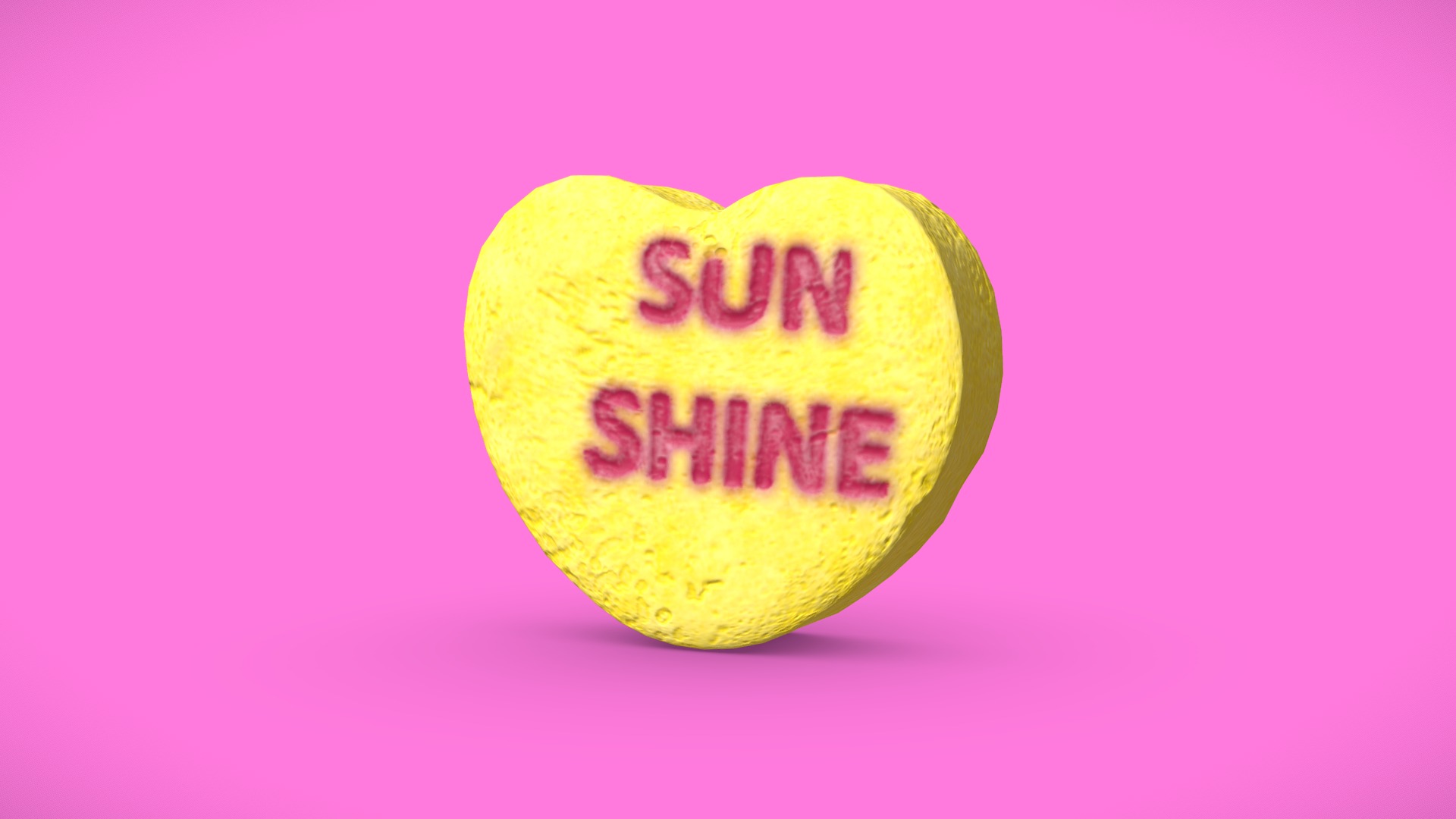 3D model Heart Candy – Sunshine