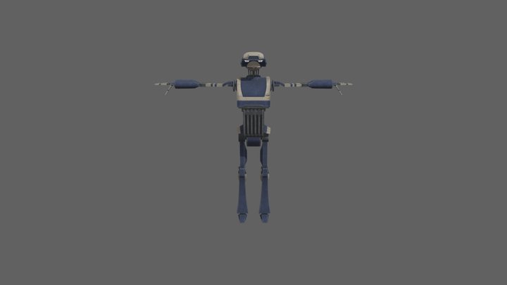 Tactical Droid 3D Model