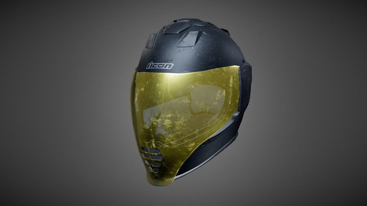 Icon Airflight Peacekeeper Helmet 3D Model