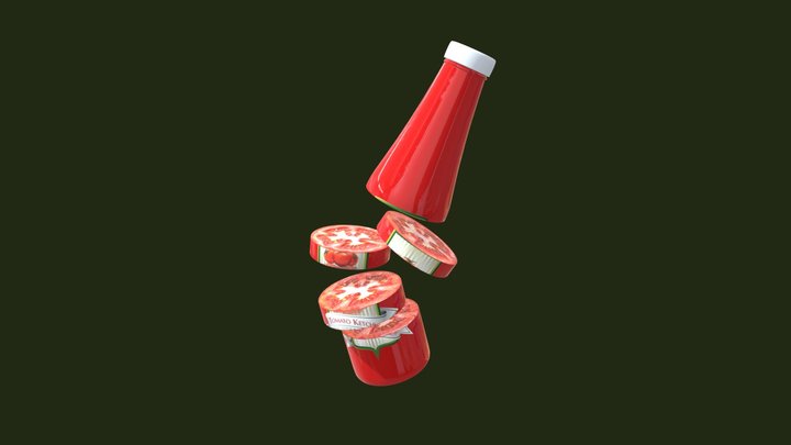 Ketchup 3D Model