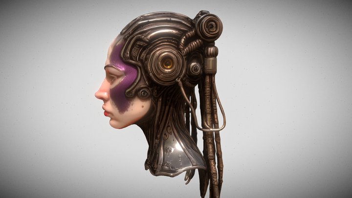 Oriana Blanche – The Neural Empress 3D Model