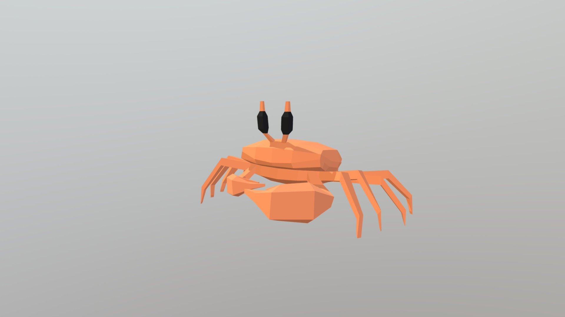 Low Poly Crab - 3D model by Jack Boakes (@JackBoakes) [fef7d5f] - Sketchfab