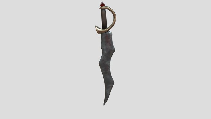 Cutlass with gemstone