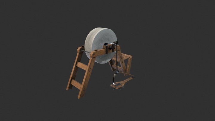 Grinding Wheel 3D Model