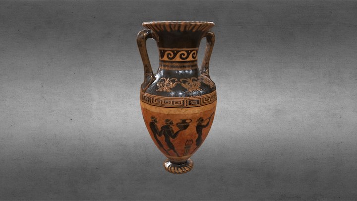 Pottery Ancient Greek v4 3D Model