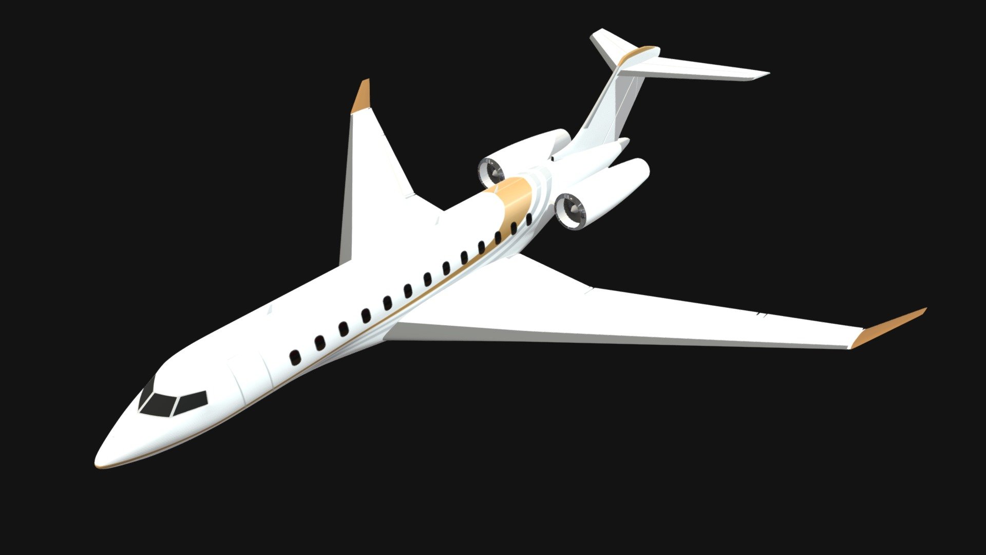 Bombardier Global 7500 - Buy Royalty Free 3D model by John Doe