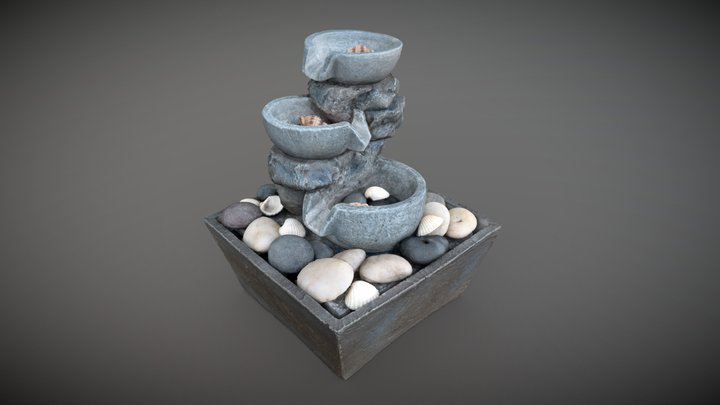 Small Water Fountain 3D Model