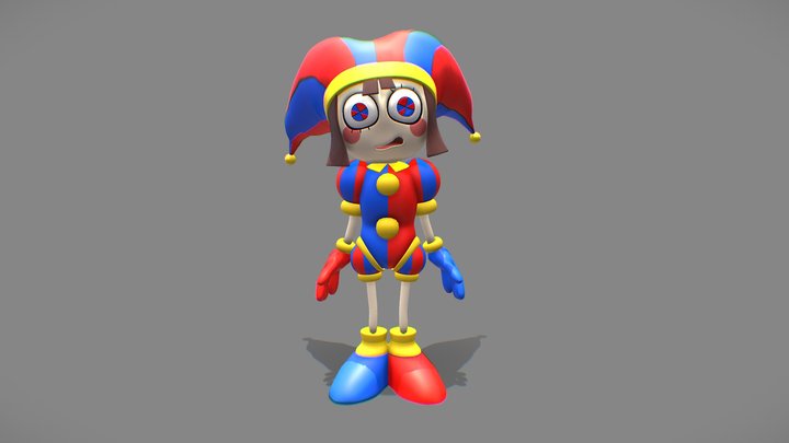 Pomni - The Amazing Digital Circus - Download 3D Model