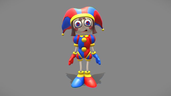Pomni - The Amazing Digital Circus - Download 3D Model