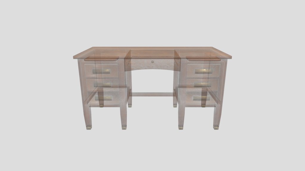 1930s Wooden Office Desk