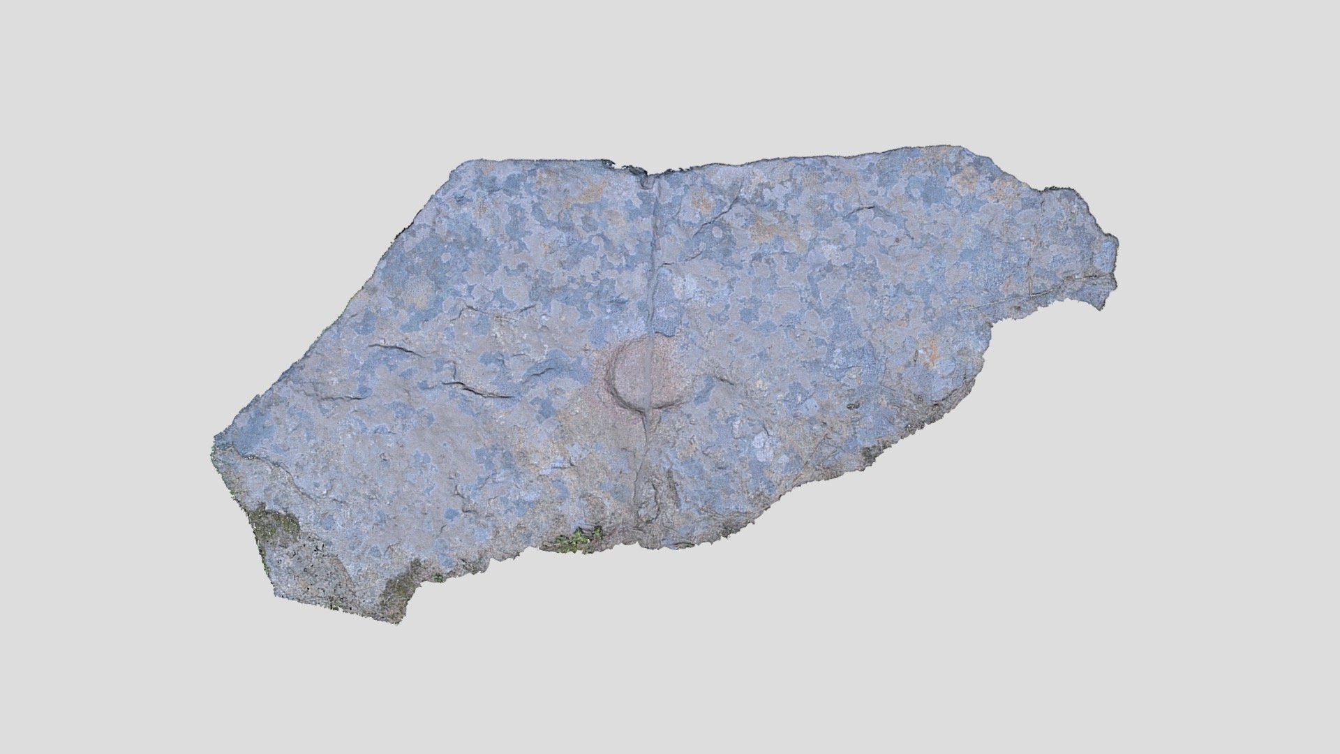 Tregiffian burial chamber capstone cup mark