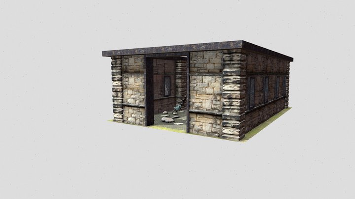 Courtyard 3D Model