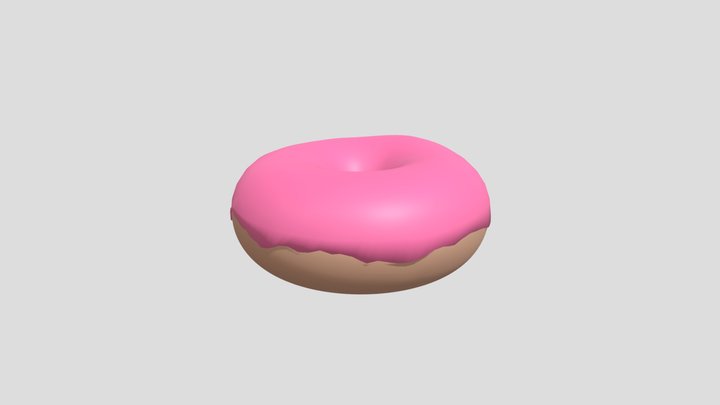 Donut 3D Model